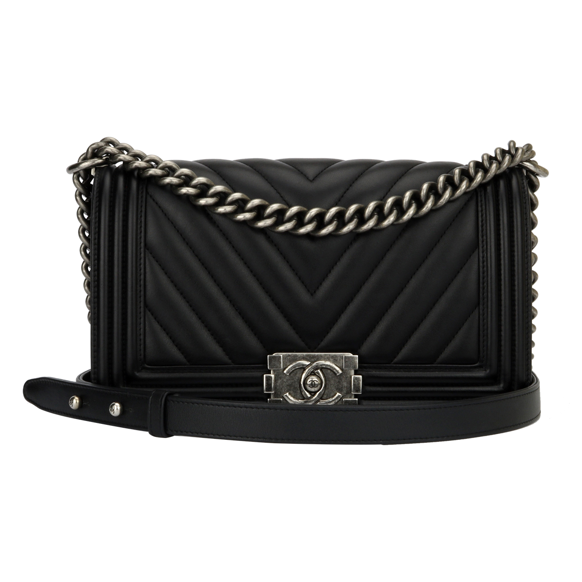 quilted chanel crossbody bag black
