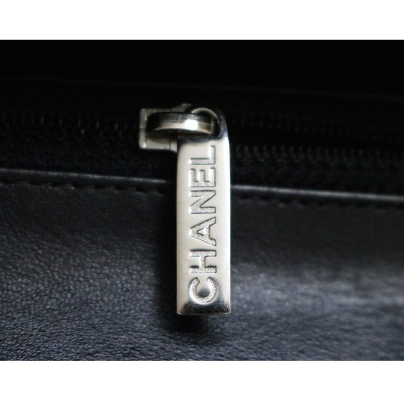 chanel mini square silver hardware