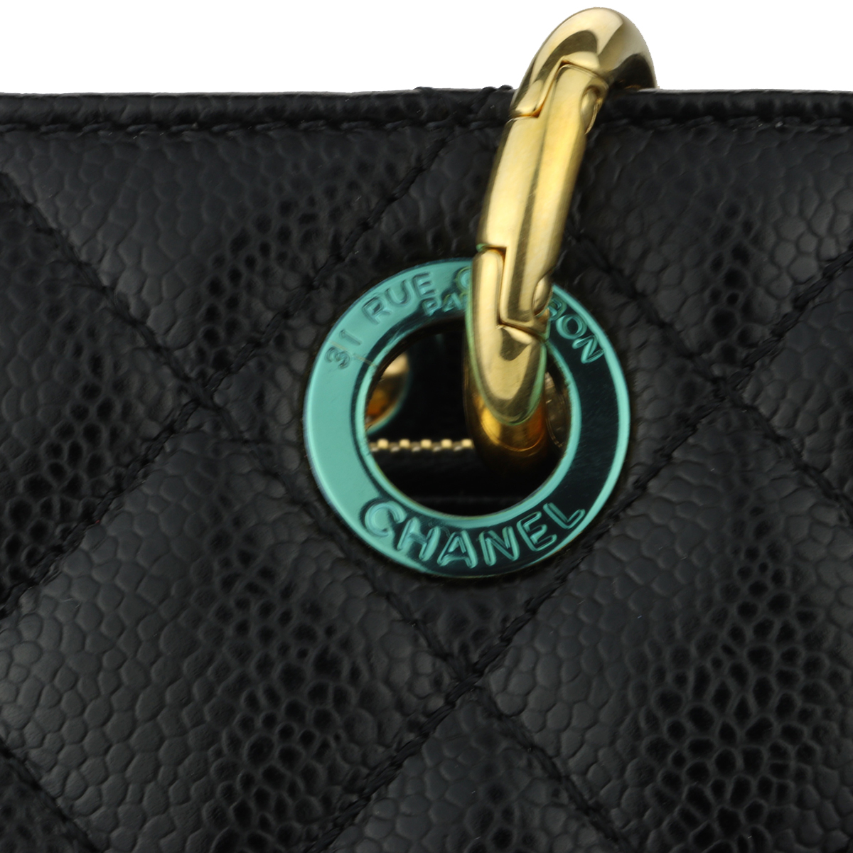 CHANEL Grand Shopping Tote (GST) XL Black Caviar Gold Hardware