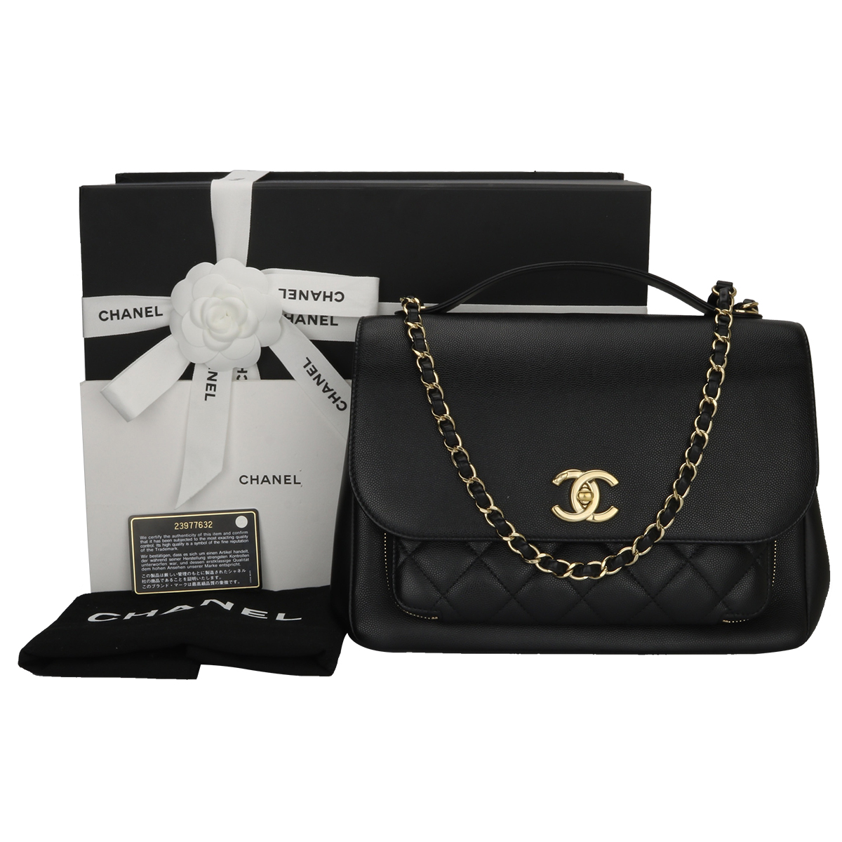 chanel business affinity bag small