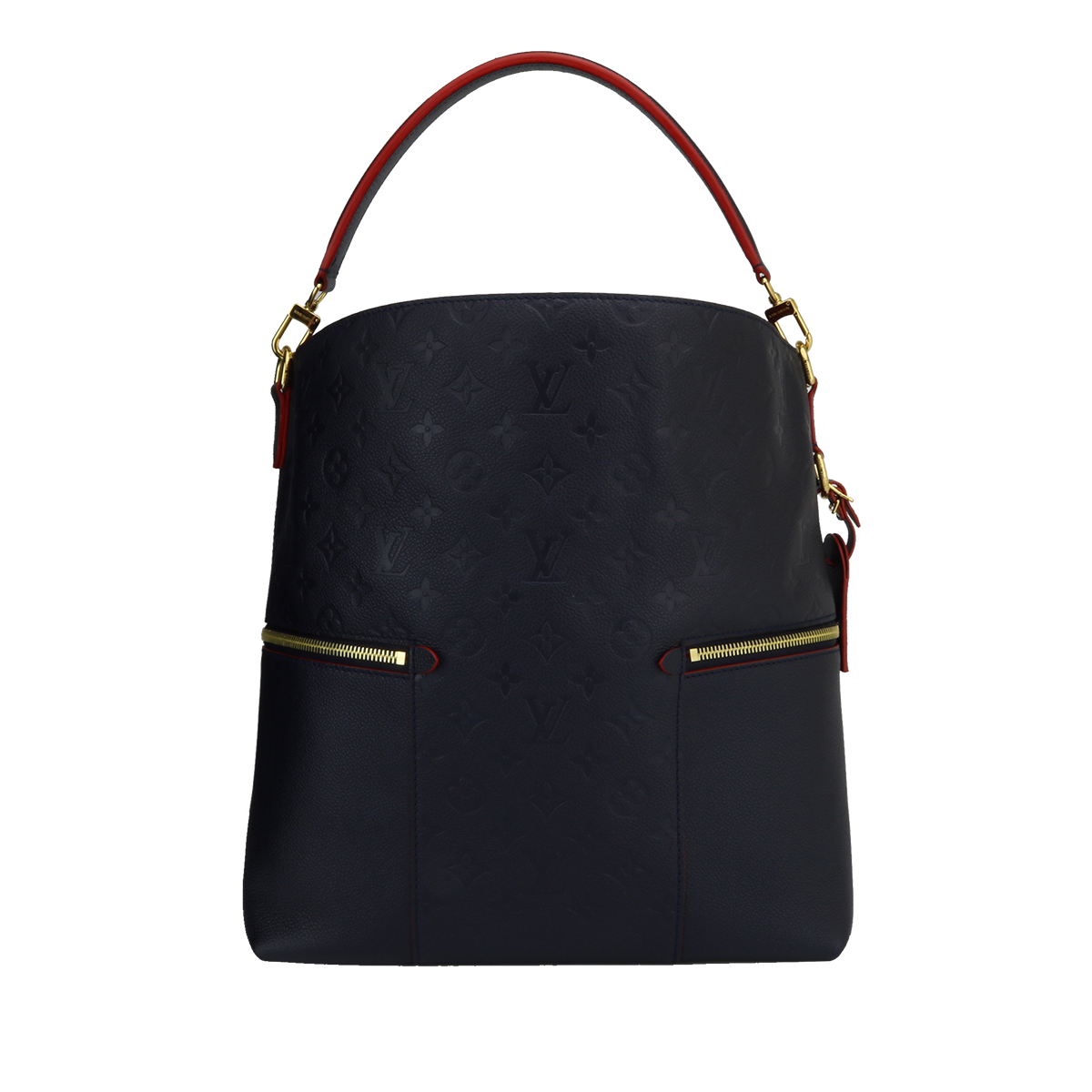 Louis Vuitton Marine & Rouge Monogram Empreinte Leather Melie Shoulder –  FashionsZila