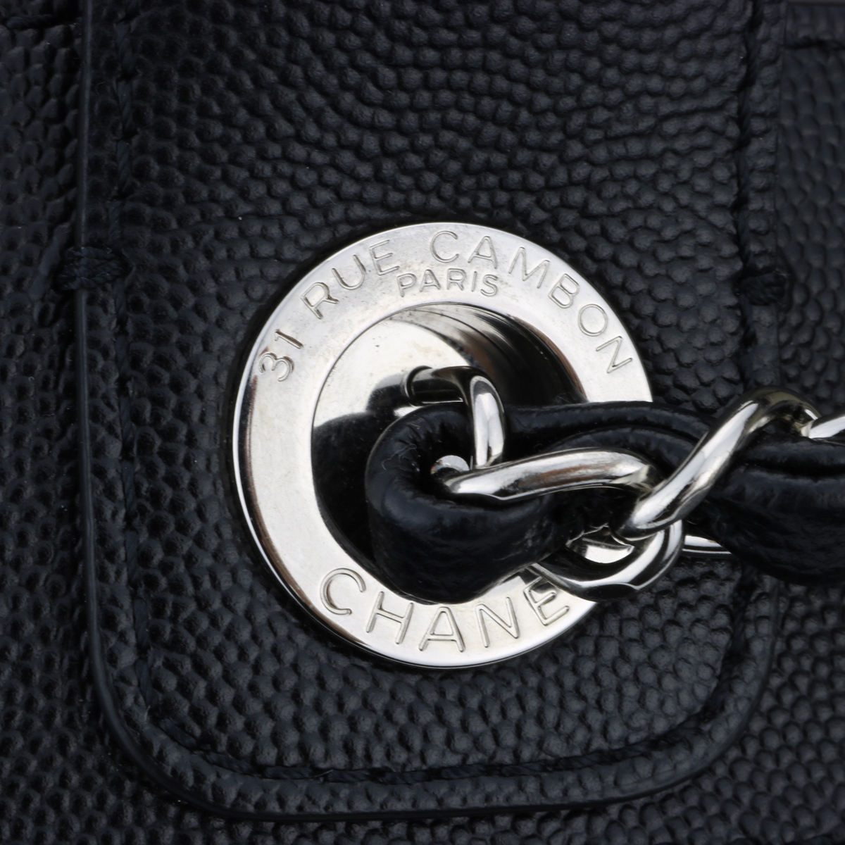 CHANEL Deauville Tote Medium Black Caviar Silver Hardware 2018 - BoutiQi  Bags