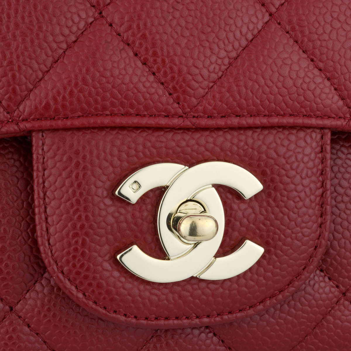 Chanel 2009 Burgundy Red Caviar Jumbo Classic Single Flap Bag SHW –  Boutique Patina