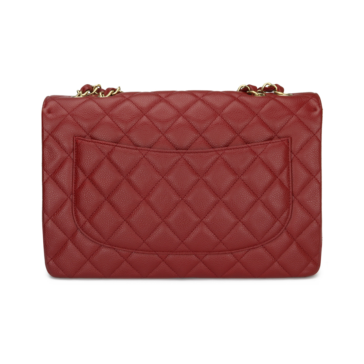 NIB 19B Chanel Red Caviar Small Classic Double Flap Bag GHW – Boutique  Patina