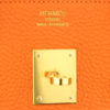 Hermès Birkin 35cm Orange Togo Leather with Gold Hardware Stamp N 2010 - Image 11