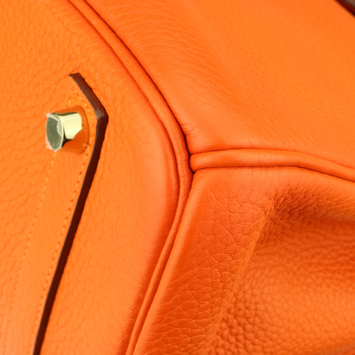 Hermès Orange Togo Leather Birkin 35 – Savonches