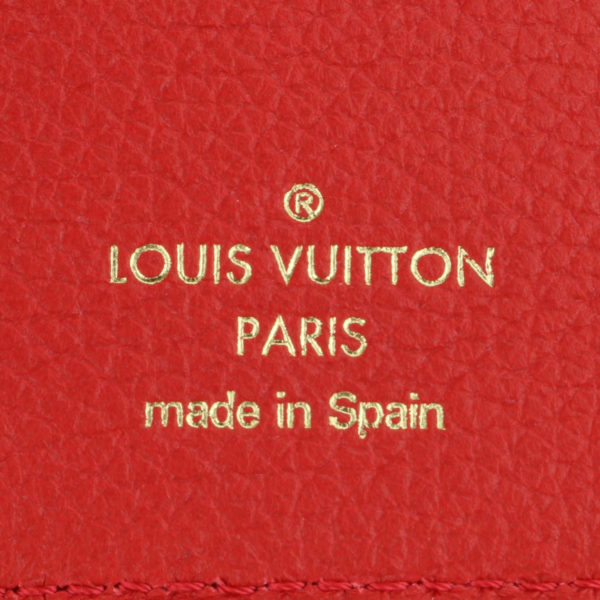Louis Vuitton Calfskin Double V Wallet Rubis 220288