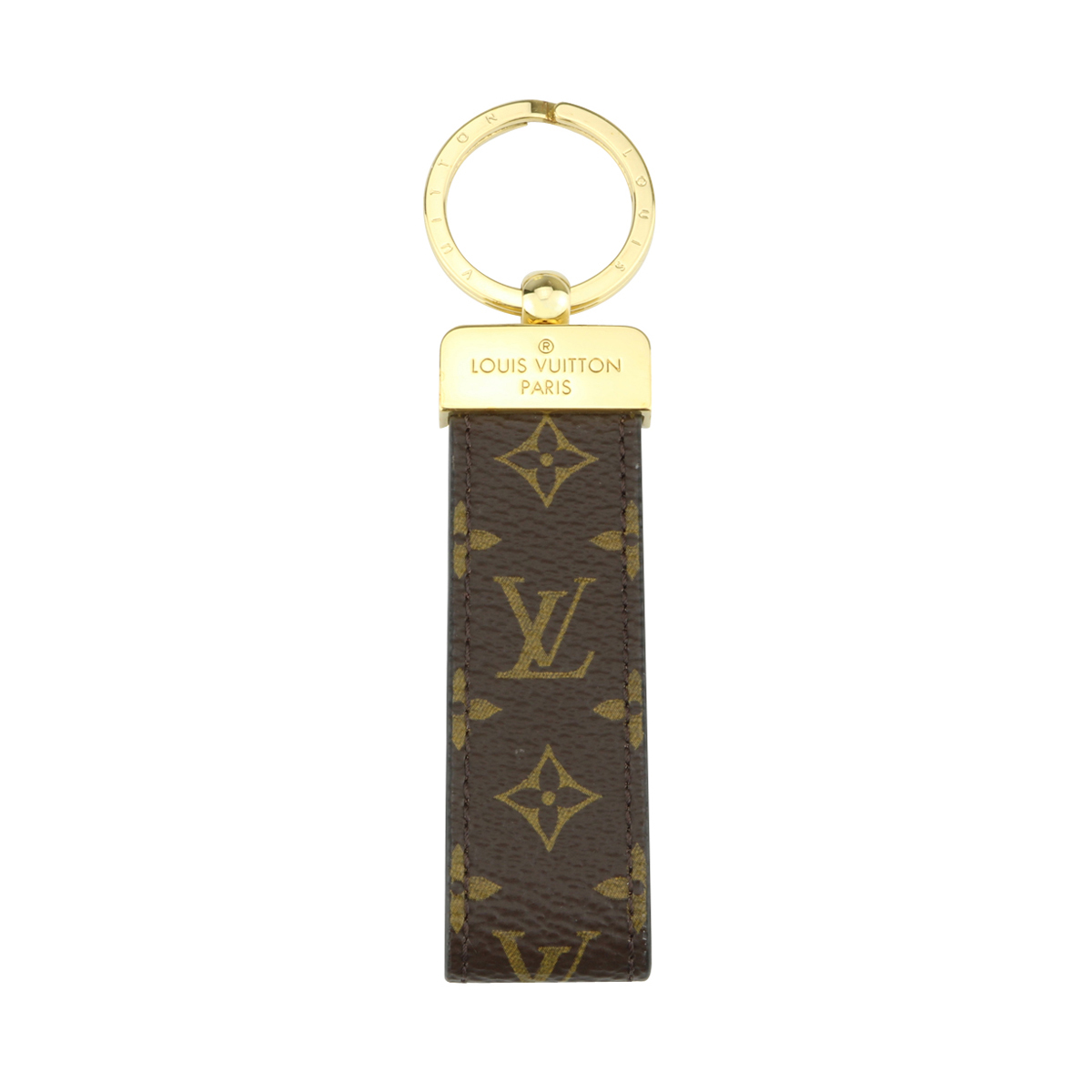 Louis Vuitton - Dauphine Dragonne Key Holder - Metal & Monogram Canvas - Women - Luxury