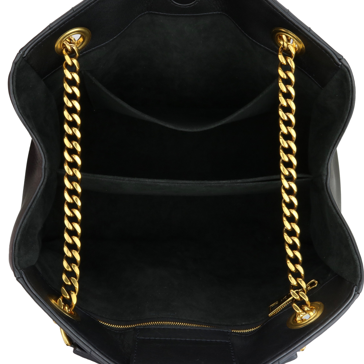 Louis Vuitton New Wave Chain Tote Black Leather with Aged Gold Hardware 2018 - BoutiQi Bags