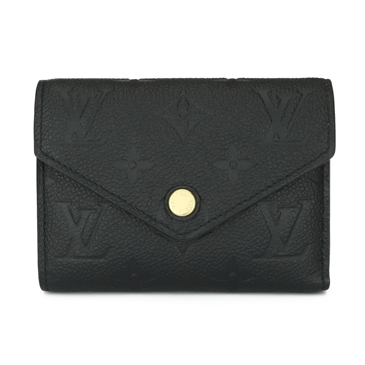 Louis Vuitton Victorine Wallet Black in Monogram Empreinte Leather with  Gold-tone - US