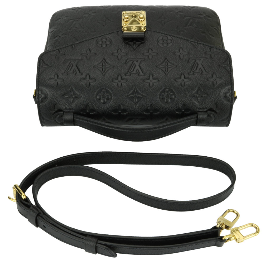 louis vuitton pochette metis monogram empreinte leather