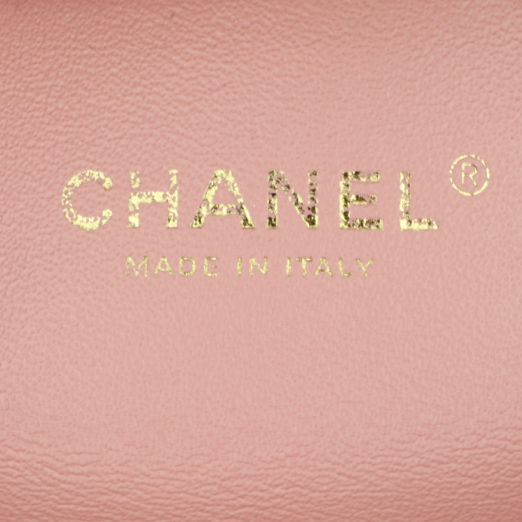 pink chevron chanel