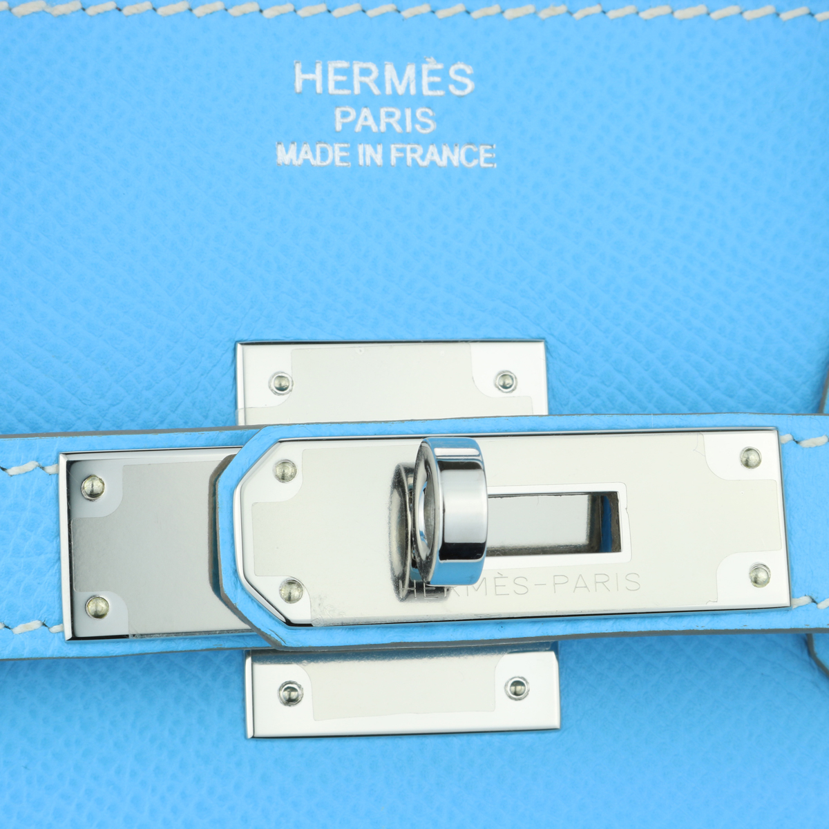 Hermès Birkin 35 Candy Celeste Blau Hellblau Leder ref.262983