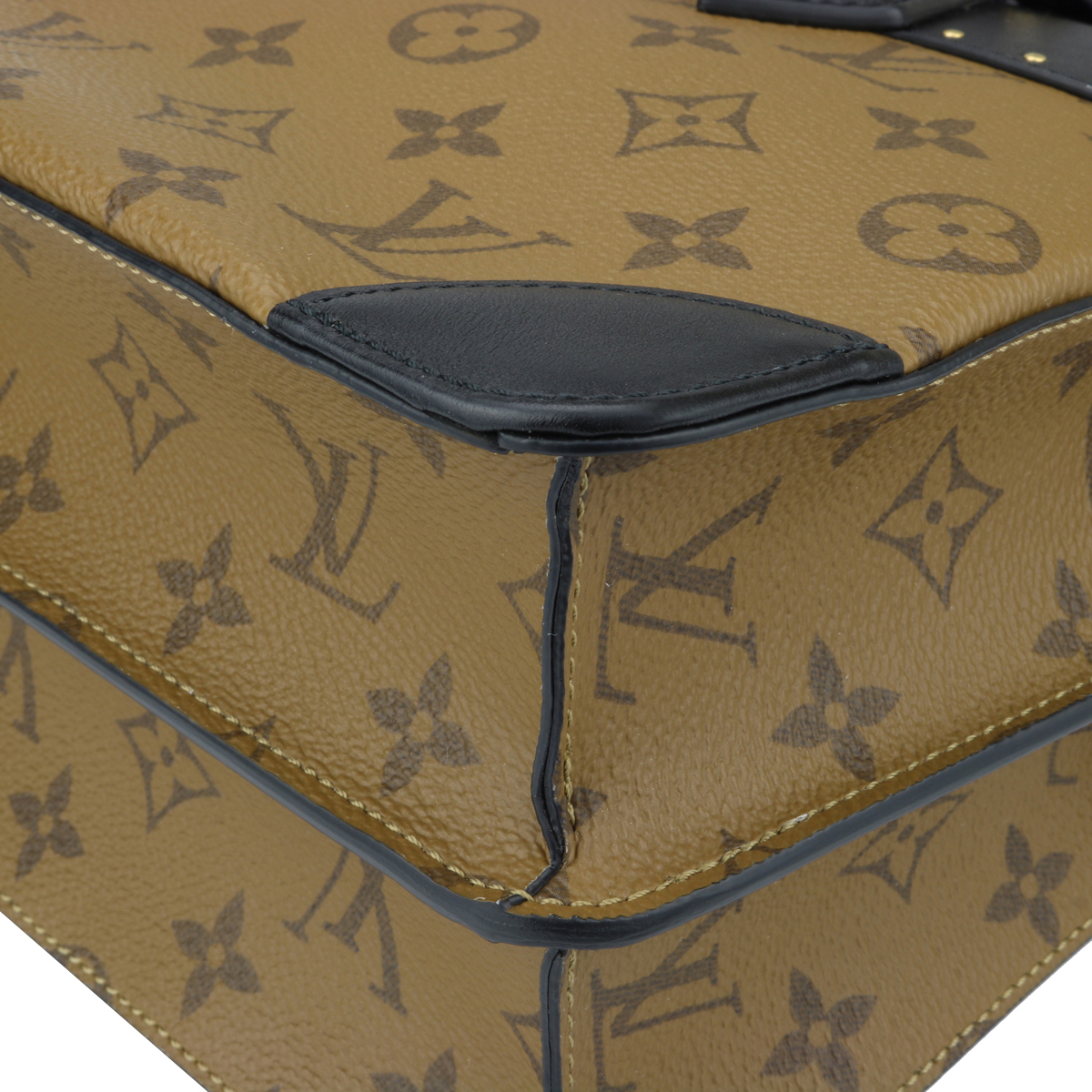 Louis Vuitton City Malle MM Reverse Monogram Brown Leather ref.144371 -  Joli Closet