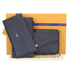 Louis Vuitton MONOGRAM EMPREINTE Monogram Canvas Leather Folding