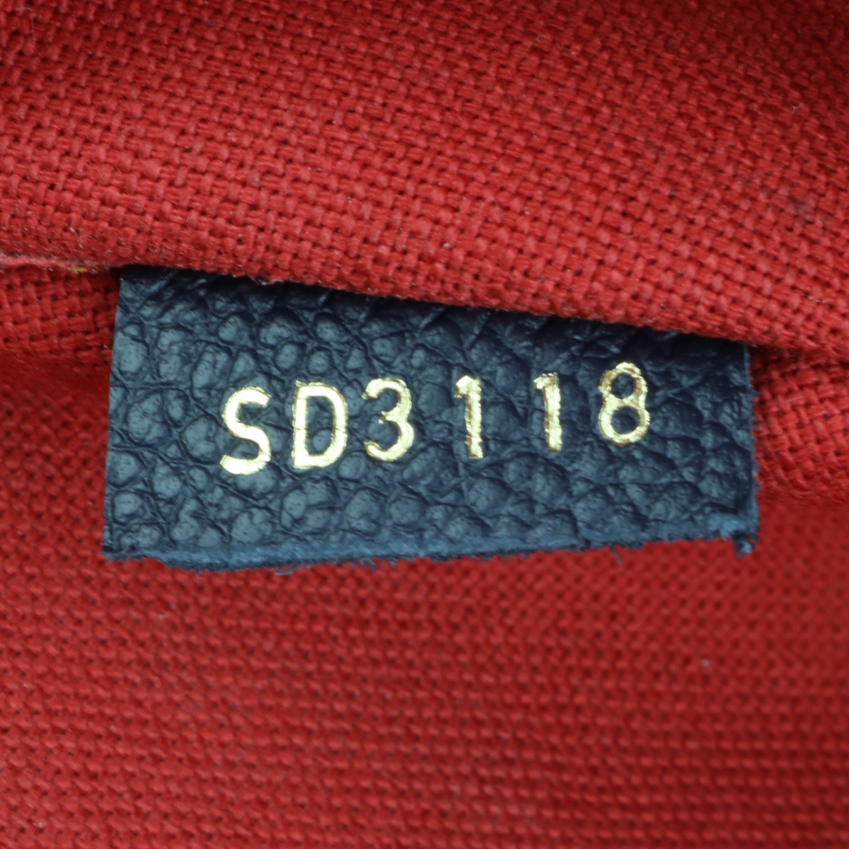Louis Vuitton Pochette Felicie Monogram Empreinte Marine Rouge in