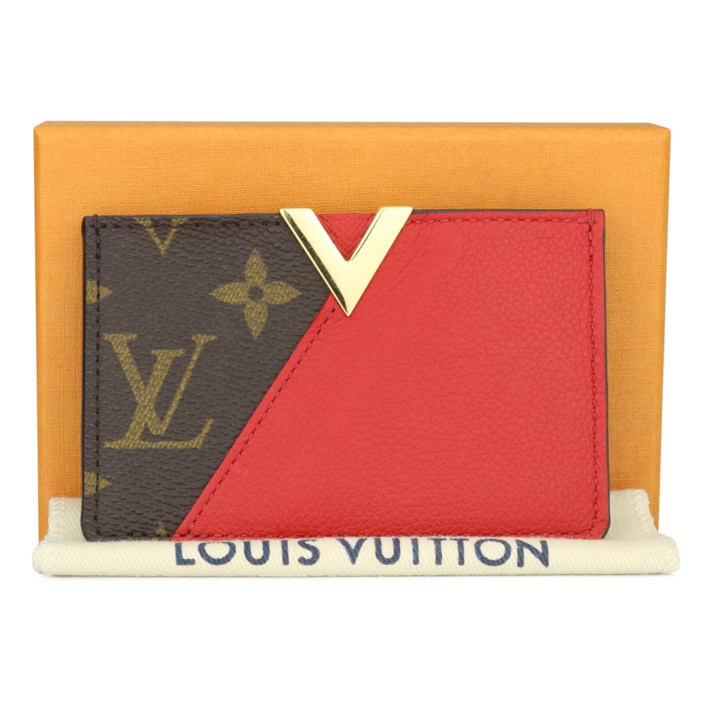 Louis Vuitton Kimono Card Holder Monogram Cerise Calf Leather 2016 ...