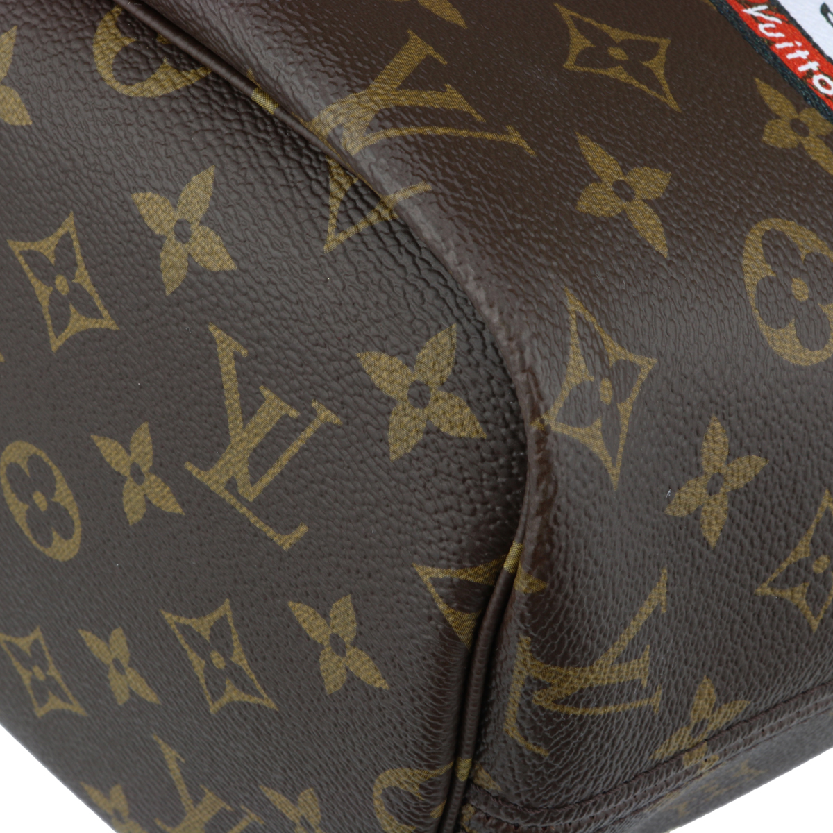 Louis Vuitton Monogram World Tour Neverfull MM with Pouch MW2832