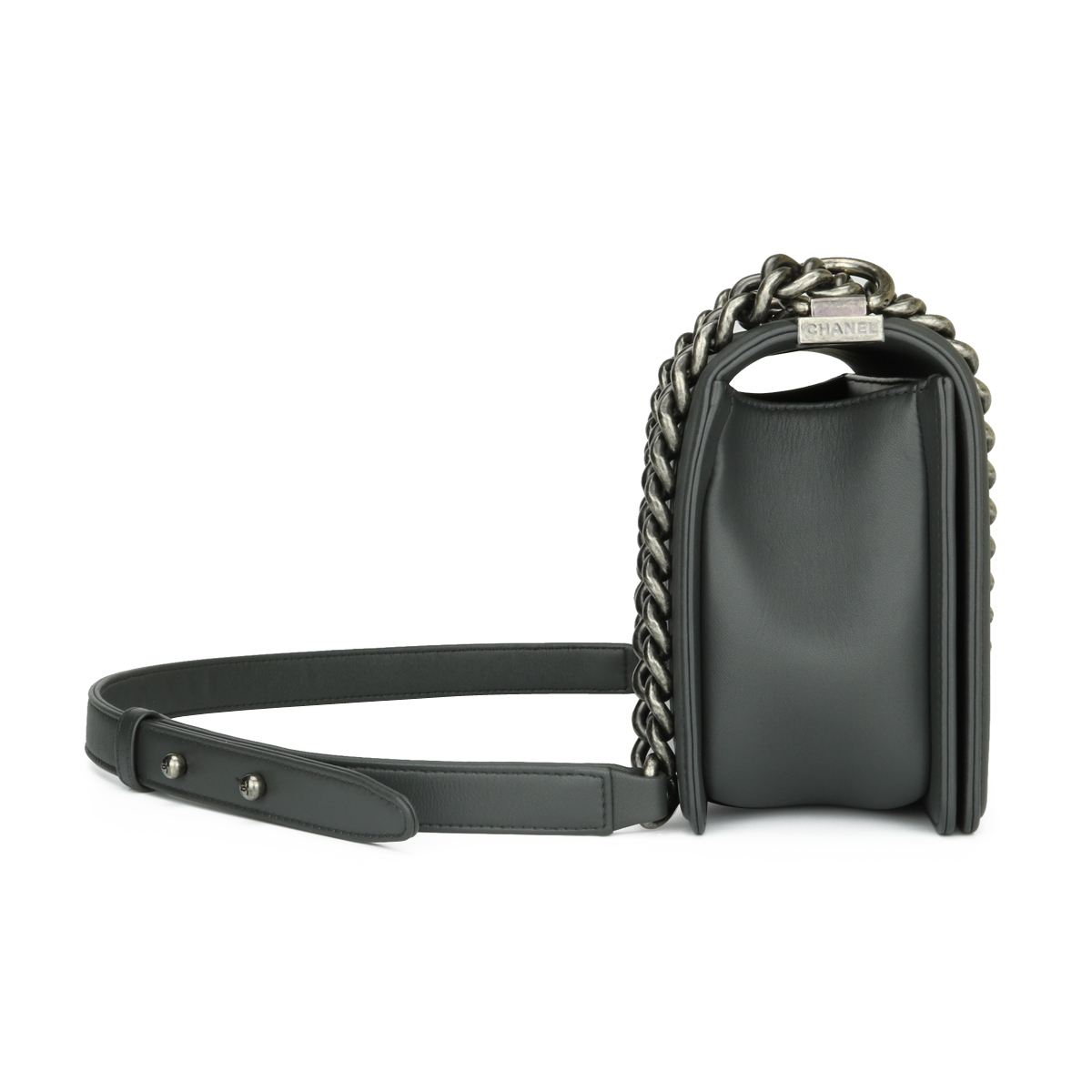 Chanel Black Quilted Patent Leather Large Boy Bag Ruthenium Hardware,  2012-2013 Available For Immediate Sale At Sotheby's